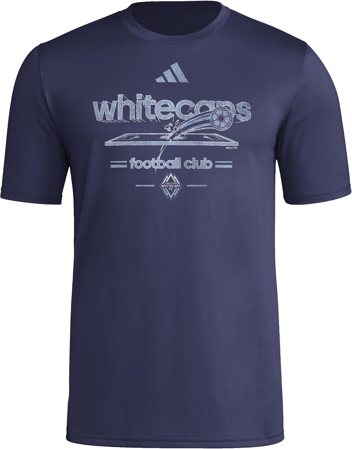 adidas Men's Vancouver Whitecaps FC Vintage World Pre-Game Short Sleeve T-Shirt