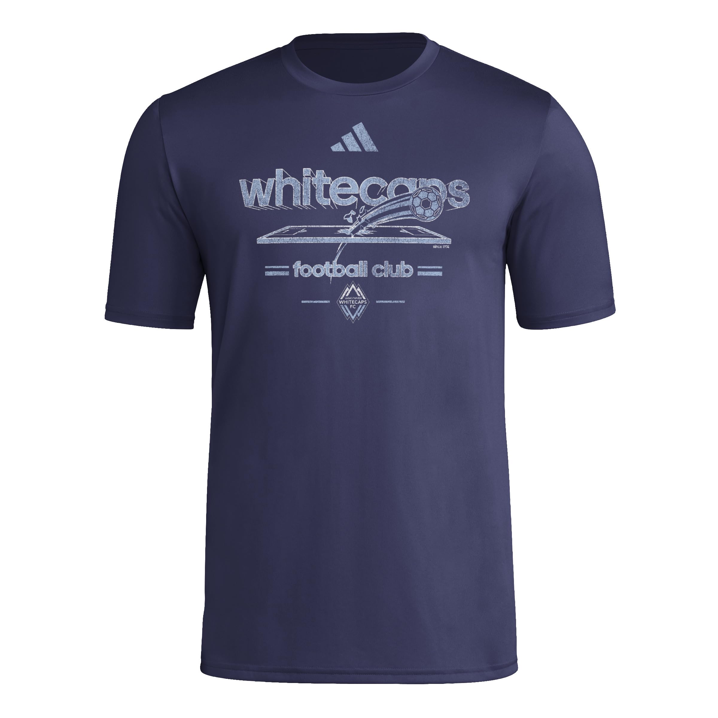 adidas Men's Vancouver Whitecaps FC Vintage World Pre-Game Short Sleeve T-Shirt