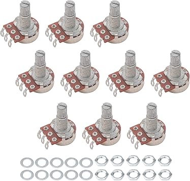 DN A10k Ohm Mini Control Potentiometer for Electric Guitar Volume Pot Pack of 10