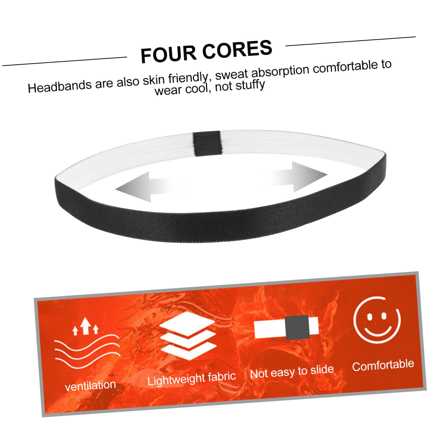INOOMP 18piezas Antideslizante para De Banda Running y Fitness Absorbente y Transpirable Variedad De