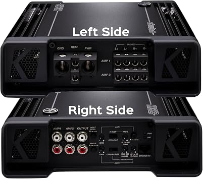 Kicker Warhorse WXA1000.4 4-Channel Amplifier | 450 Watts x 4 at 2-Ohms - 49WXA10004