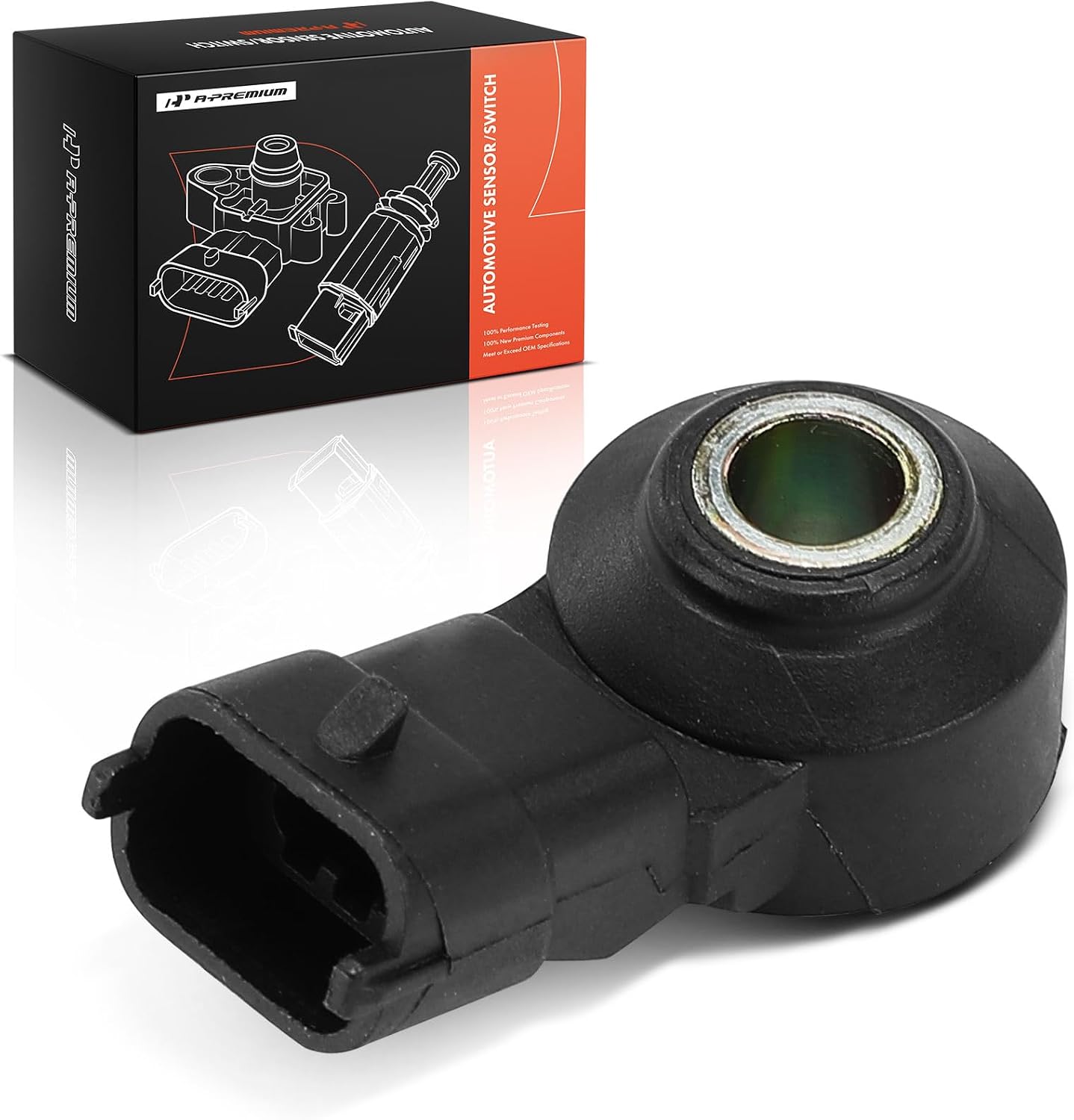 A-Premium Ignition Knock Detonation Sensor Compatible with Land Rover Range Rover 1999-2002, Discovery 1999-2004, Replace# A0041530928, 0003120V002