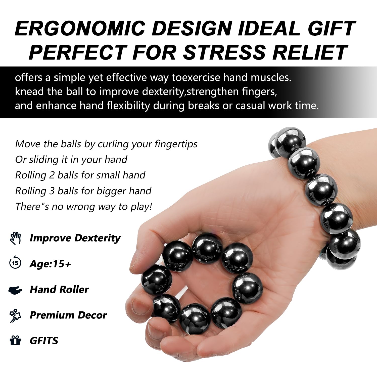 Fidget Spinner SCRATCHIEZ Magnetic Rings For Adults And Children