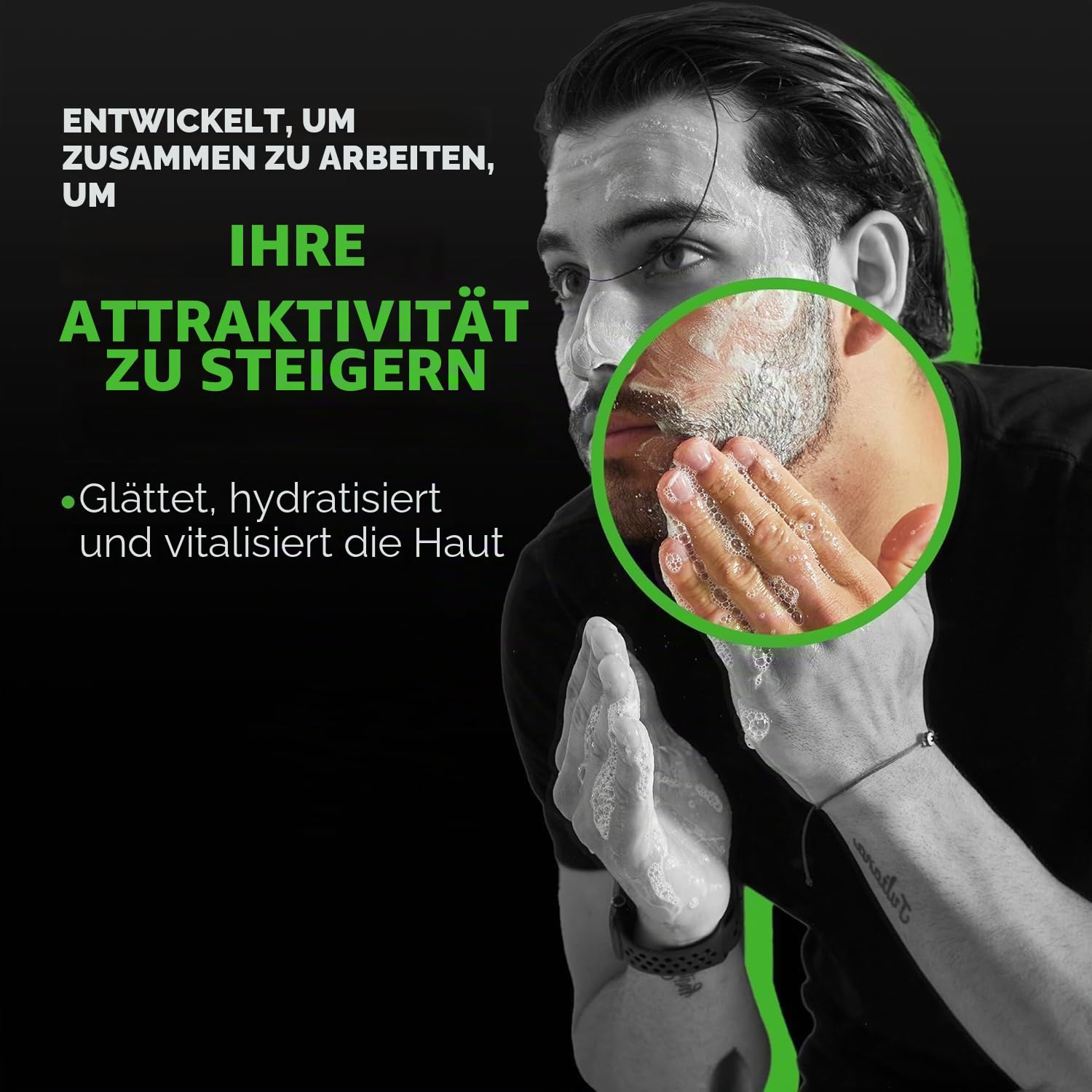 Tiege Hanley Herren-Hautpflegesystem – Stufe 1,Herren-Routine-Produkt-Set: Gesichtsreinigung, Morgen-Feuchtigkeitscreme,Reinigen, straffen und hydratisieren Sie Ihre am besten aussehende Haut