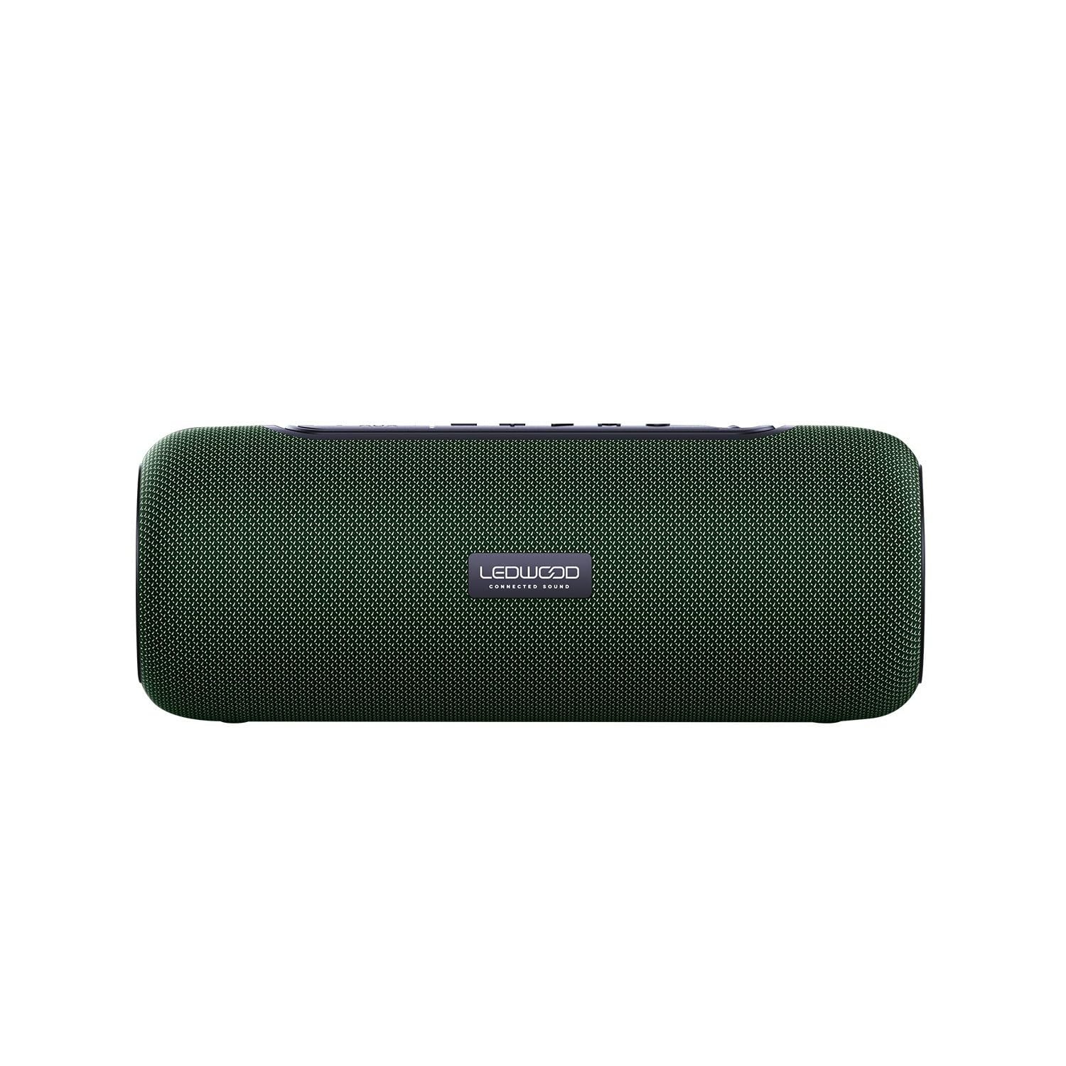 Ledwood Enceinte Nomade XTREM140 LD-XT140BT-GREEN, 100W / 10W RMS, Bluetooth 5.0, TWS - Etanche IPX5, Autonomie 6H