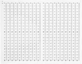 Lurrose メジャーシール 定規 シール メジャーテープ 自粘式 透明 防水 0-20Cm 測定用 高粘着性 簡単貼付