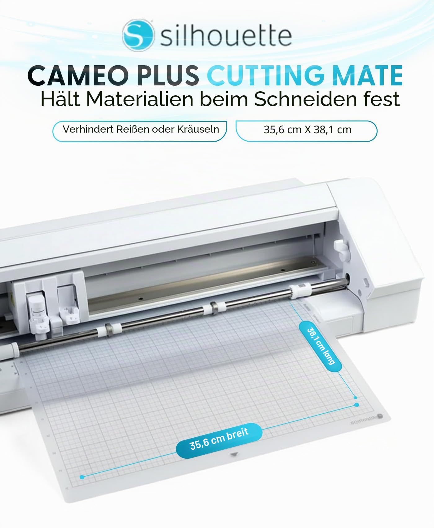 Silhouette America Schneidematte für SILHOUETTE CAMEO PLUS & PRO Standard klebend