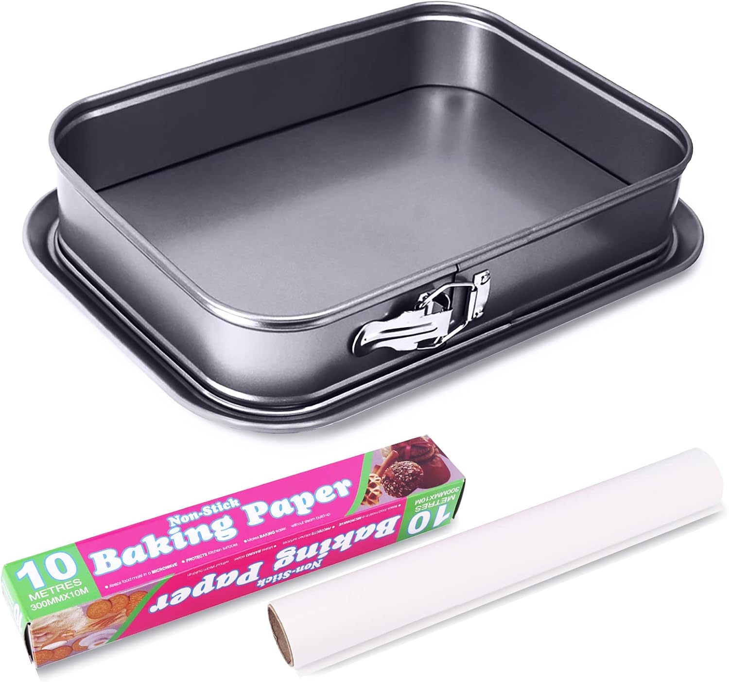 AYUBOOM Square Springform Pan, NonStick Springform