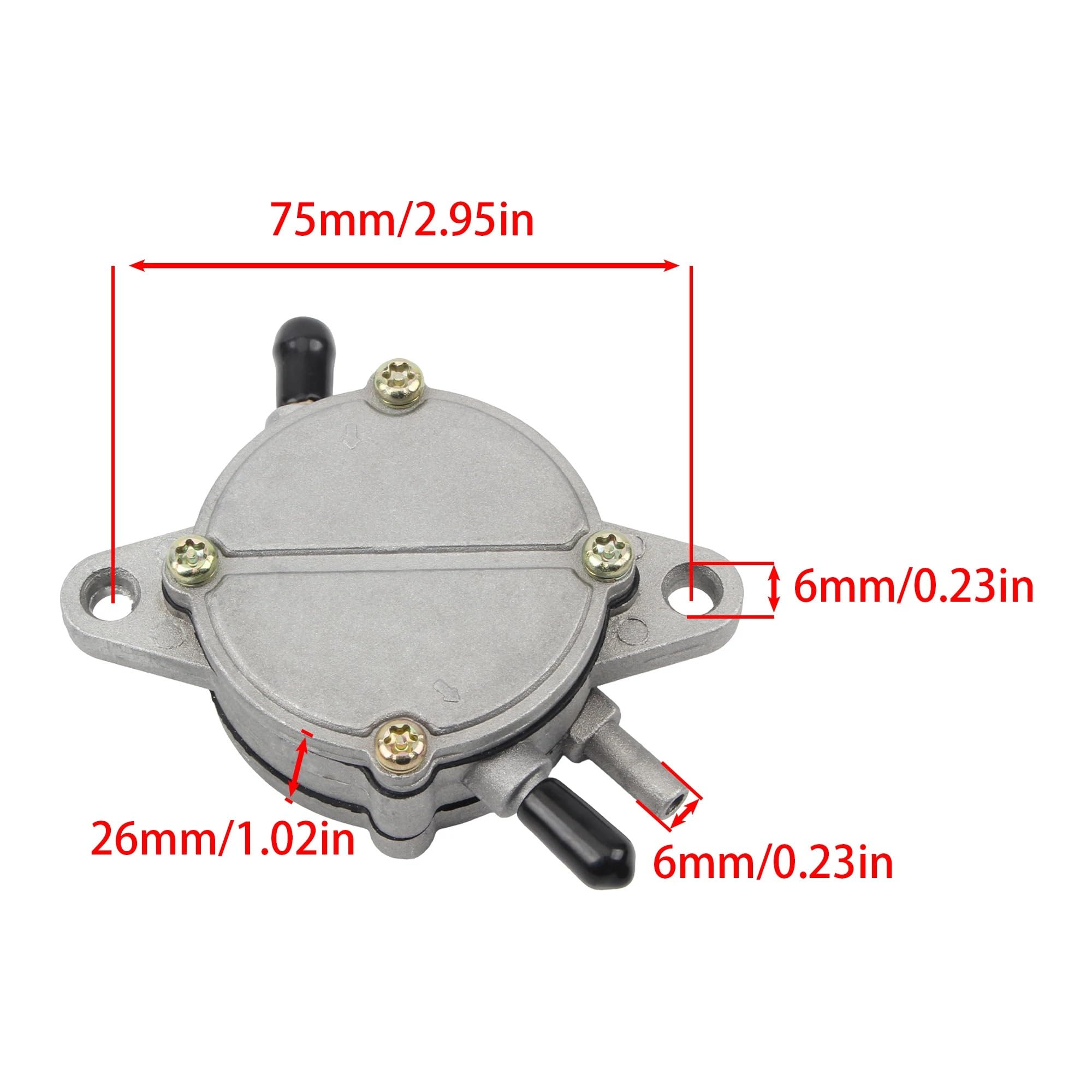 "pompa benzyny motocykl " Pasuje do CH250 CF250 CN250 Kazuma 500cc ATV skuter motorower GY6 139QMB 152QMI motocykl próżniowa pompa paliwa przedłużacz zasięgu