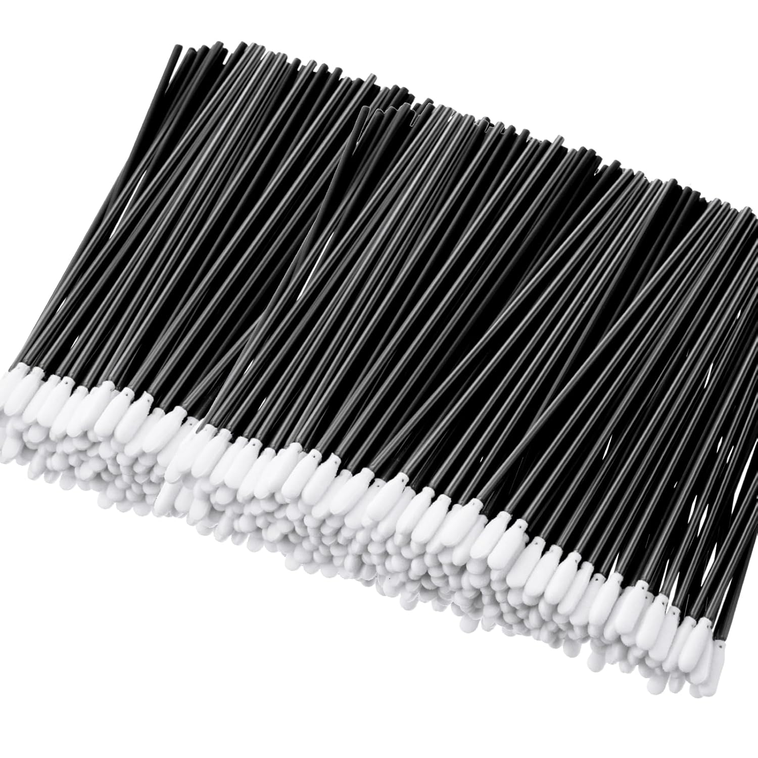 Chinco 200 Pieces Foam Swab Sponge Swab Foam Tips Sponge Stick for Inkjet Printer Print Head Camera Optical Lens Optical Equipment (Black,6.42 Inch)