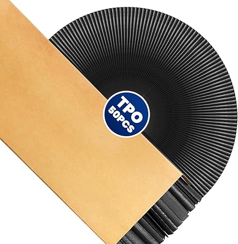 Miniatura 2 de Allturn 50 varillas de soldadura de plástico negro para reparar parachoques de plástico, kayaks, TPO TEO PP, 9.1 pulgadas de longitud.