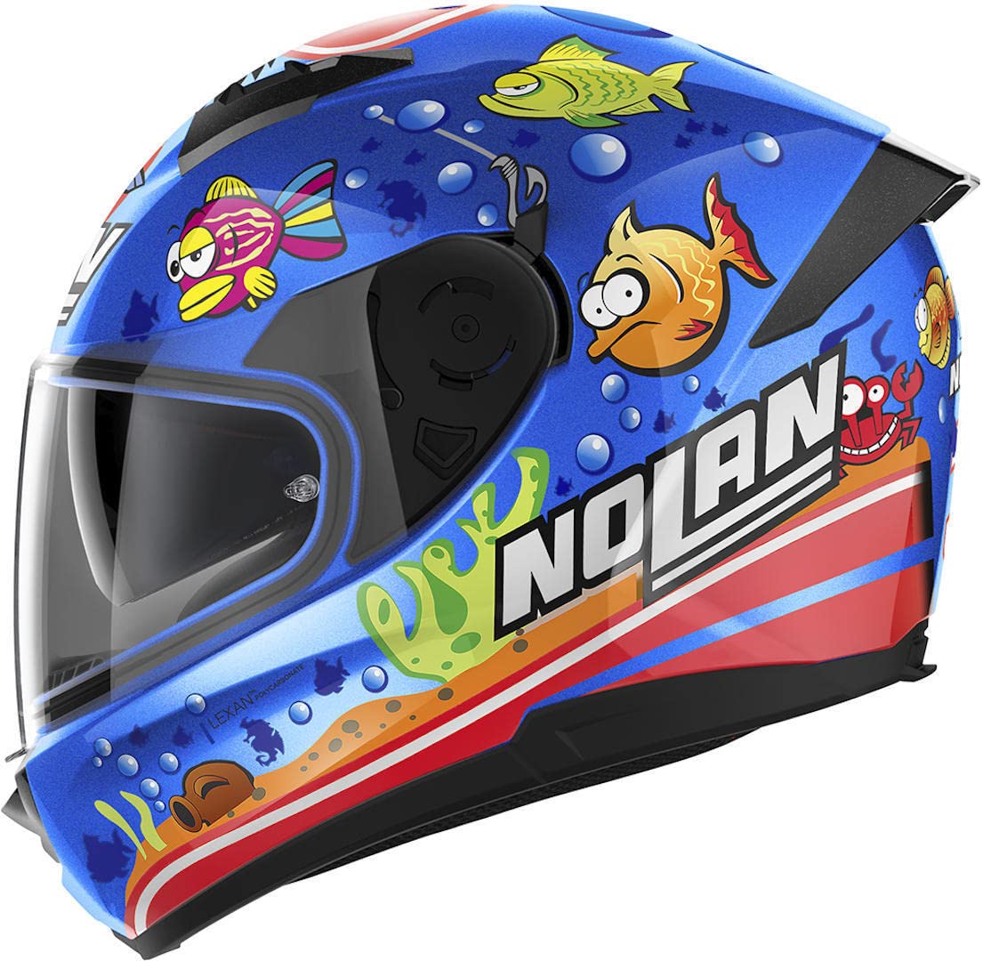 nolan aquarium helmet Nolan N60-6 Gemini Replica Mr. Melandri Aquarium Helmet S (56) :  Amazon.com.be: Automotive