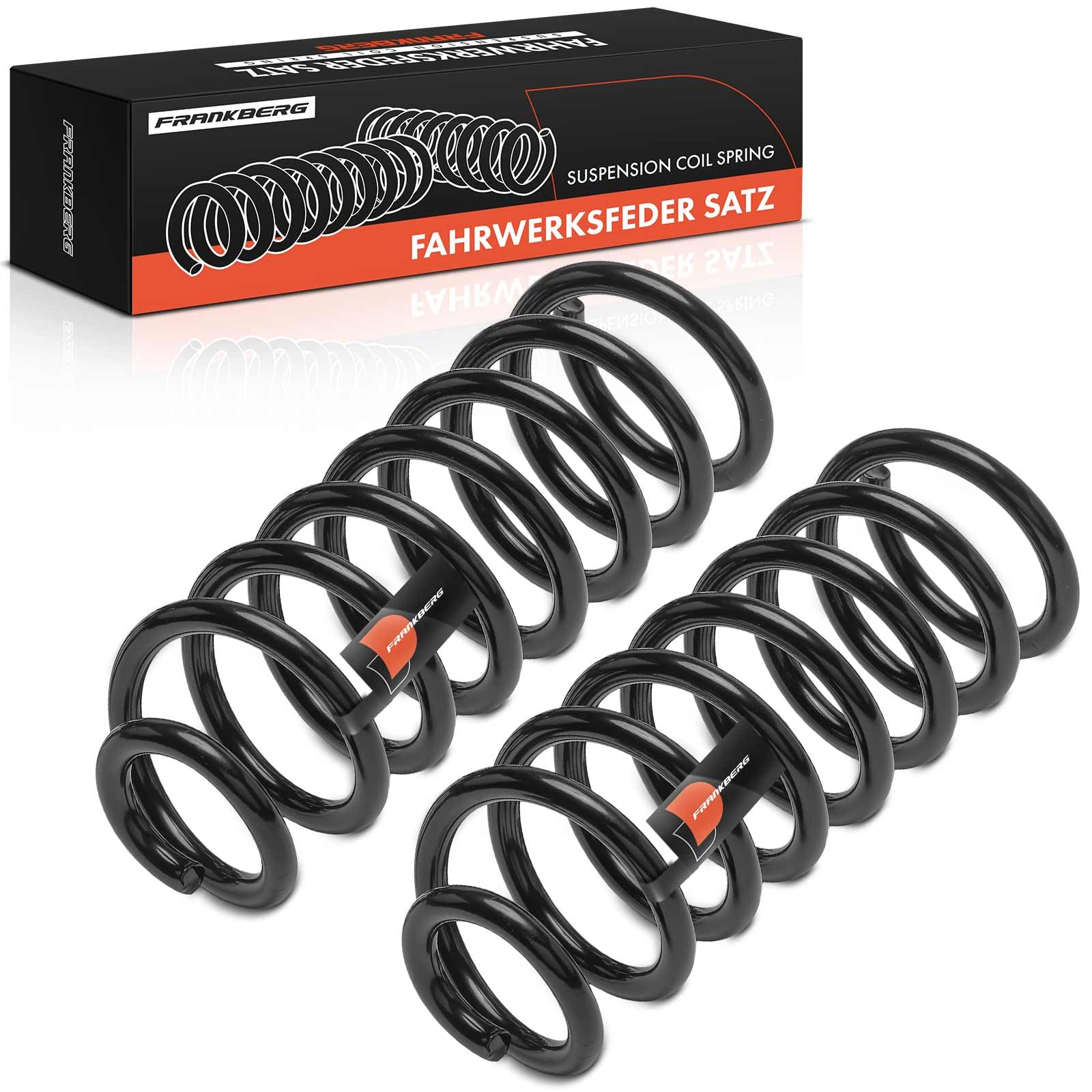 Frankberg 2 molle di sospensione asse posteriore 8200708061 | Compatibile con: S.a.n.d.e.r.o BS, Logan LS, S.a.n.d.e.r.o/Stepway I BS
