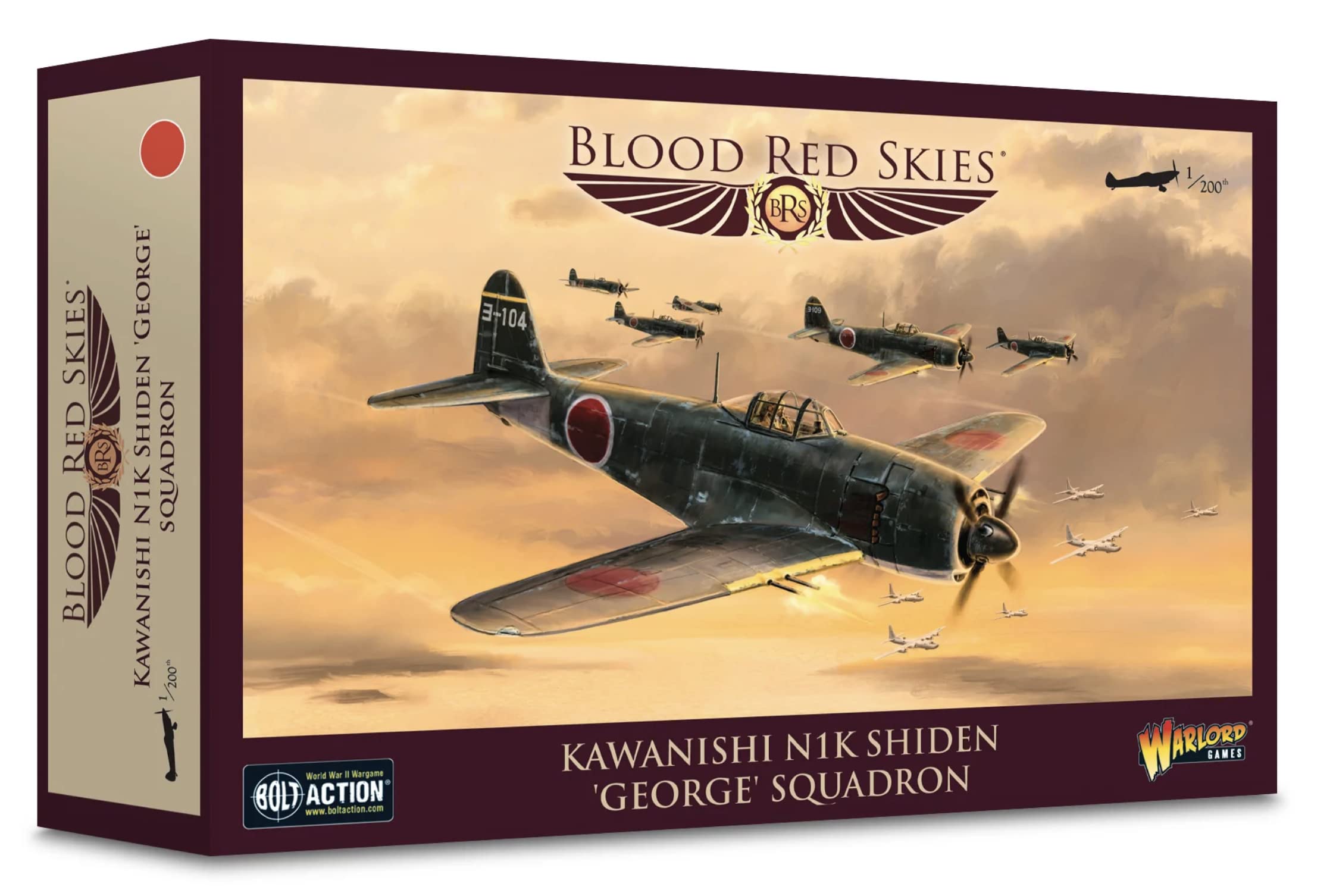 Warlord Games, Blood Red Skies Kawanishi N1K2 Shiden-kai 'George' Squadron