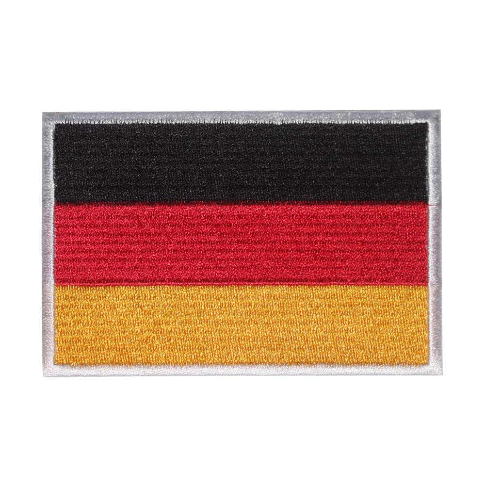 National Country Flag Patch Iron On Patch Sew On Embroidery Badge Cartoon Patch (Germany Simple)