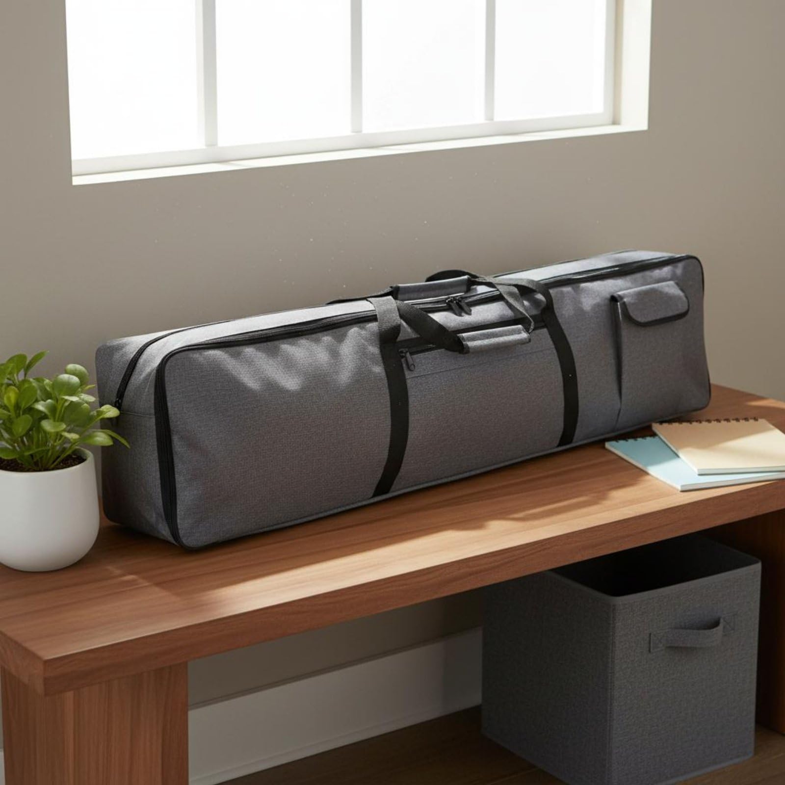 Keyboardtasche mit Polsterung gepolstert Keyboardtasche mit Zubehörfach verdickt Keyboard-Tragetasche für Keyboarder, S, 88 Key