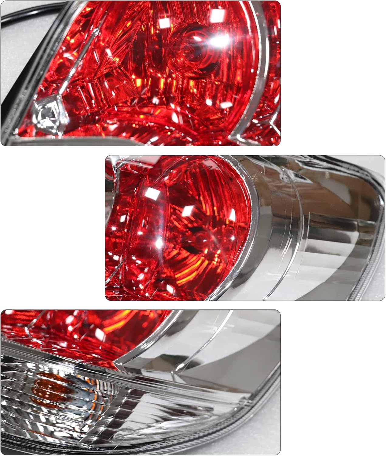 Right Tail Light Assembly Compatible with 2002-2005 Mitsubishi Outlander Lamp Tail Light Lamp Direct Replacement- Passenger Side RH (Passenger Side)