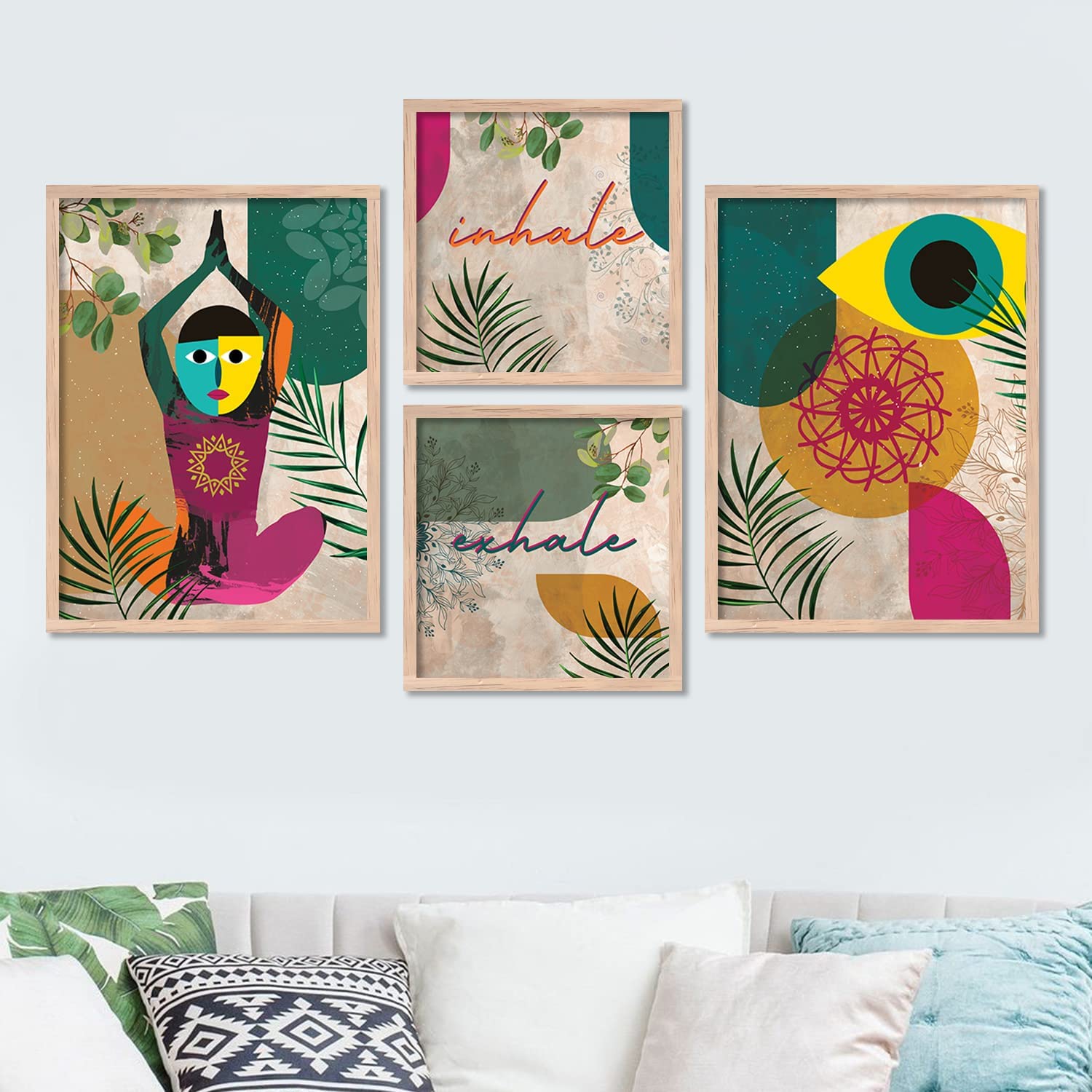 VASL™ Studio Abstract Art Wall Decor Paintings for Living Room, Home