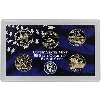 2001 S US Mint Quarters Proof Set OGP at Amazon's