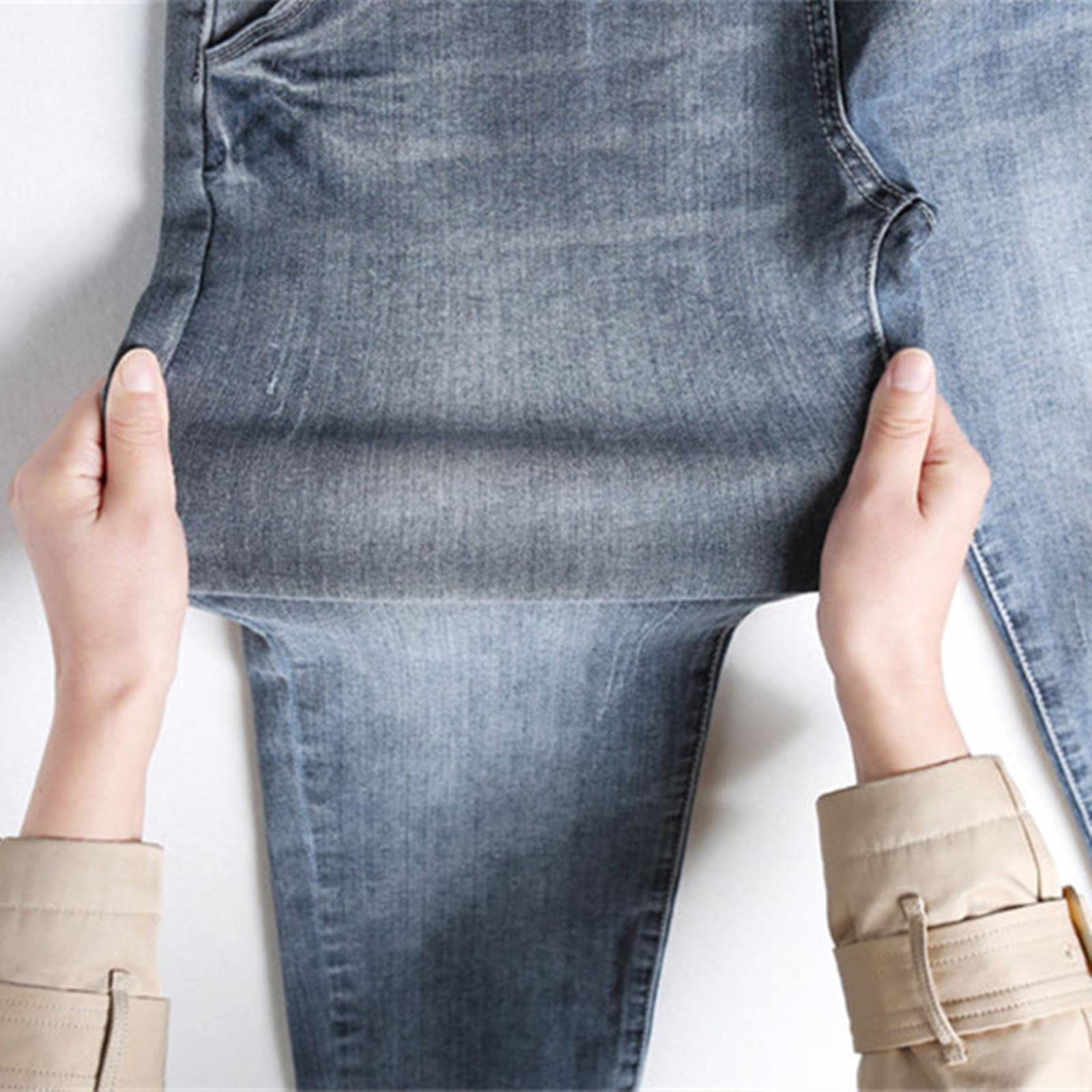 Yujun Jeans Femmes avec Une Taille Haute Harem Pants Casual Boyfriend Jeans Femelle Streetwear Vintage Plus Taille Mom Jeans pour Femmes