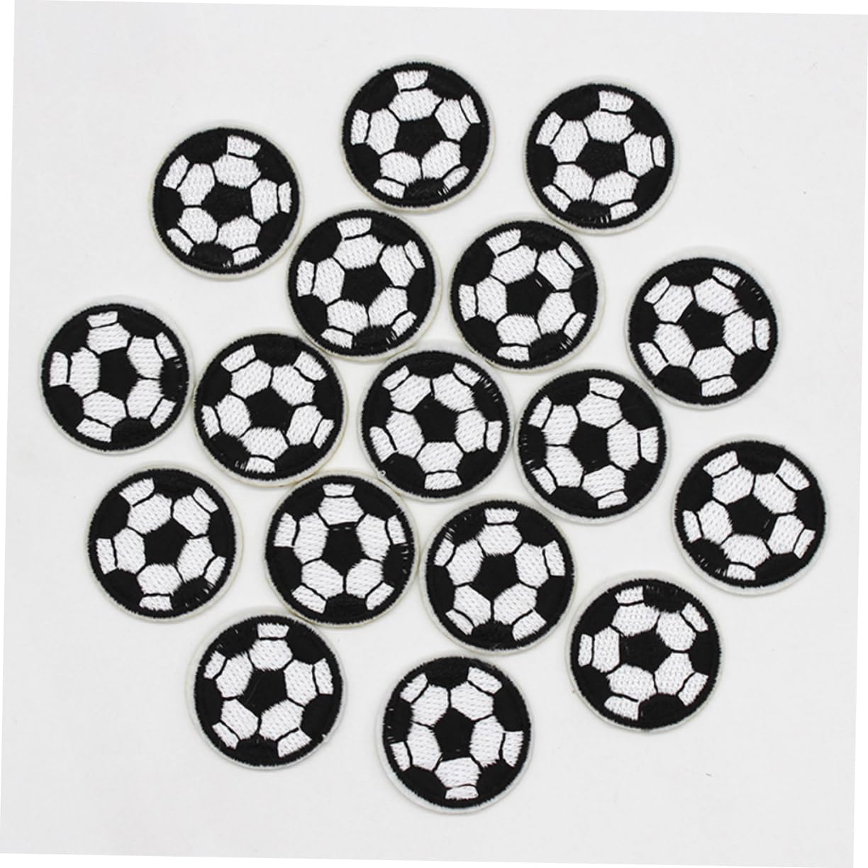 Toppe Ricamate da Calcio 10 Pezzi per Scarpe e Cappelli