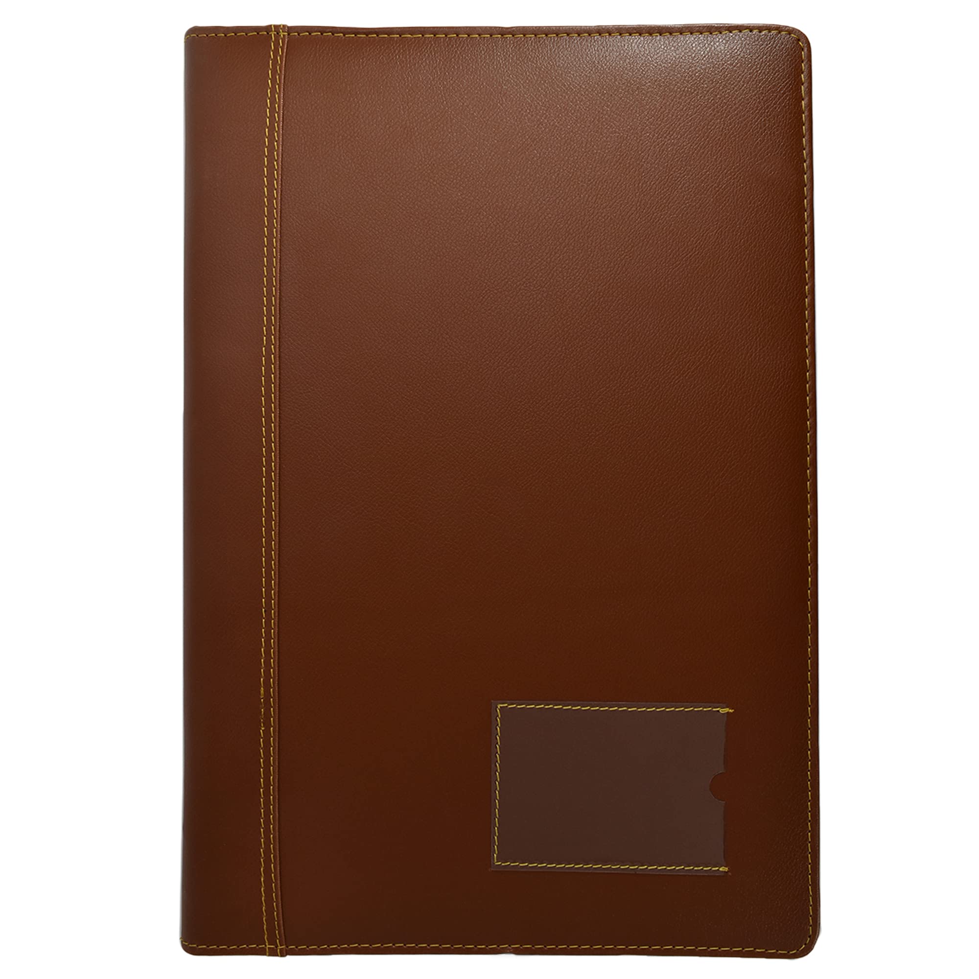 BUZZ COOLLeather Document File Folder for Certificates with 20 Leafs | Files for certificates and documents and Certificates | Document Resume File, Certificates File Folder, Portfolio Bag (Brown)