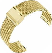 Metal Watch Strap, Watch Strap for Men and Women for Smart Watch and Traditional Watch, gold, Bracelet