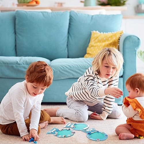 Miniatura 6 de Soaoo 30 juegos de marcos de fotos de nieve para niños, imán de invierno de Navidad, marcos de fotos DIY, divertidos globos de nieve, copo de nieve,