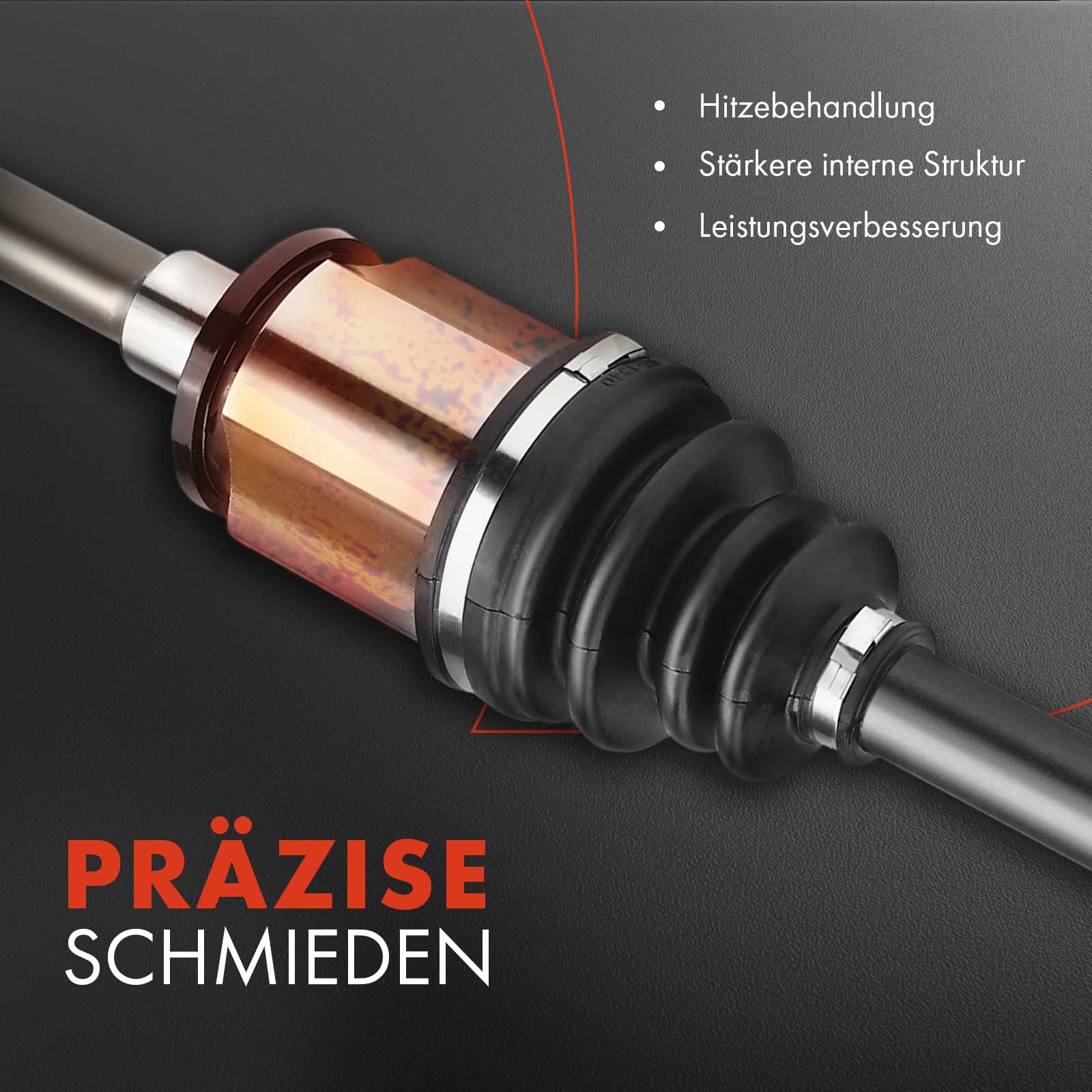 Frankberg 2x Semiasse Albero di trasmissione mt Asse Anteriore Compatibile con 147 937 1.9L 156 932 1.9L 56 Sportwagon 932 1.9L GT 937 1.9L Replace# 46308023