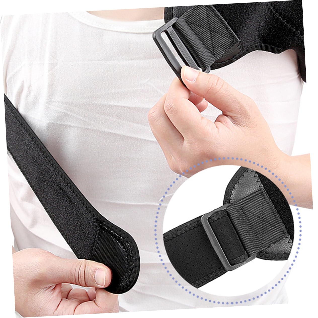 Ipetboom Shoulder Stability Protector Electric Shoulder Guards Heating Pad Support Brace for for Sports