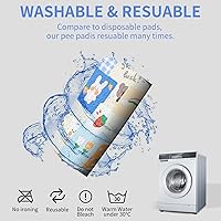 Vista 24 de Alfombrilla para corralito de perros y cachorros, almohadilla personalizada para jaula de perro [corralito no incluido], caja reutilizable