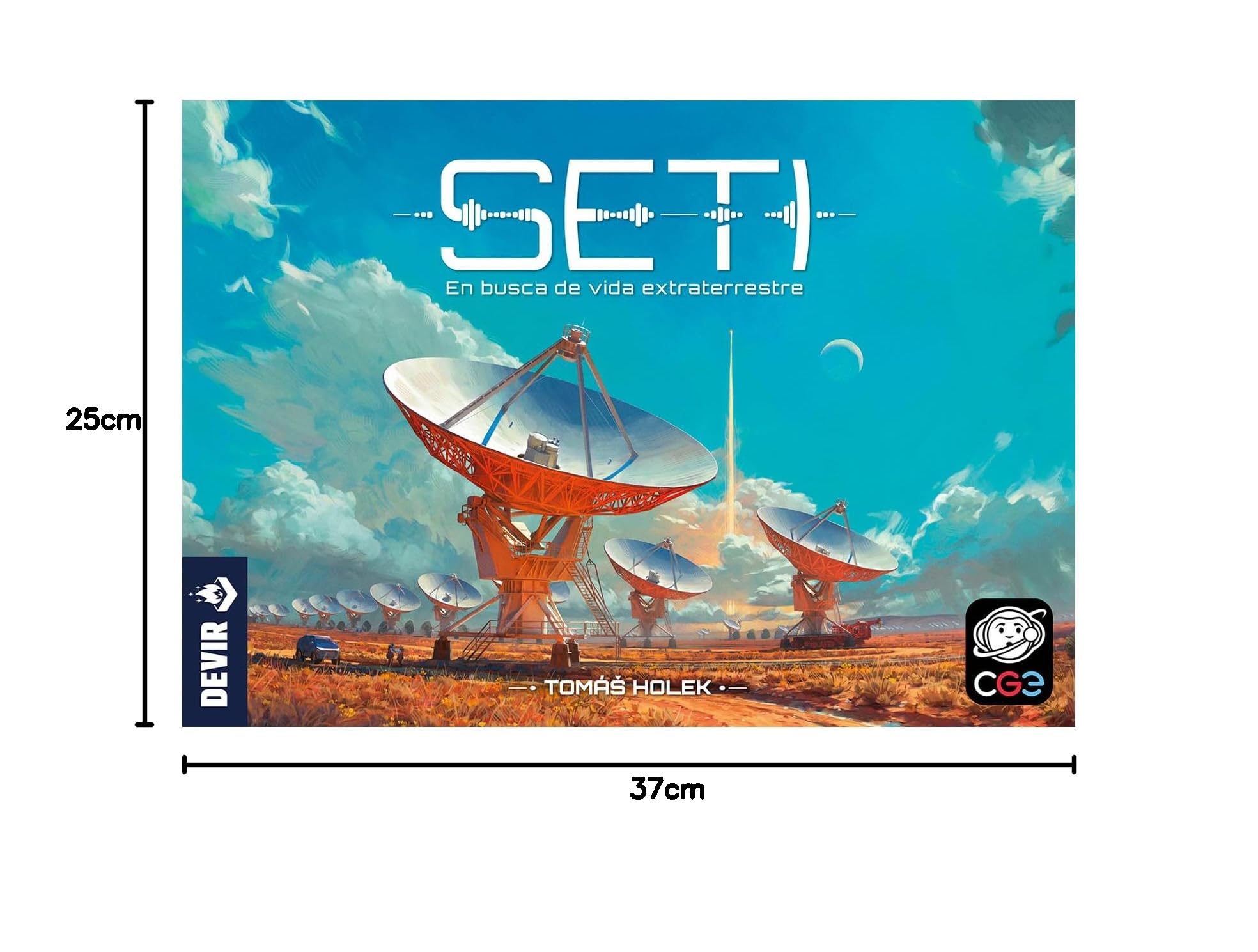 Devir - SETI, Juego de Mesa Estratégico Experto, de 1 a 4 Jugadores, Modo Solitario, a Partir de 14 Años (BGSETSP)