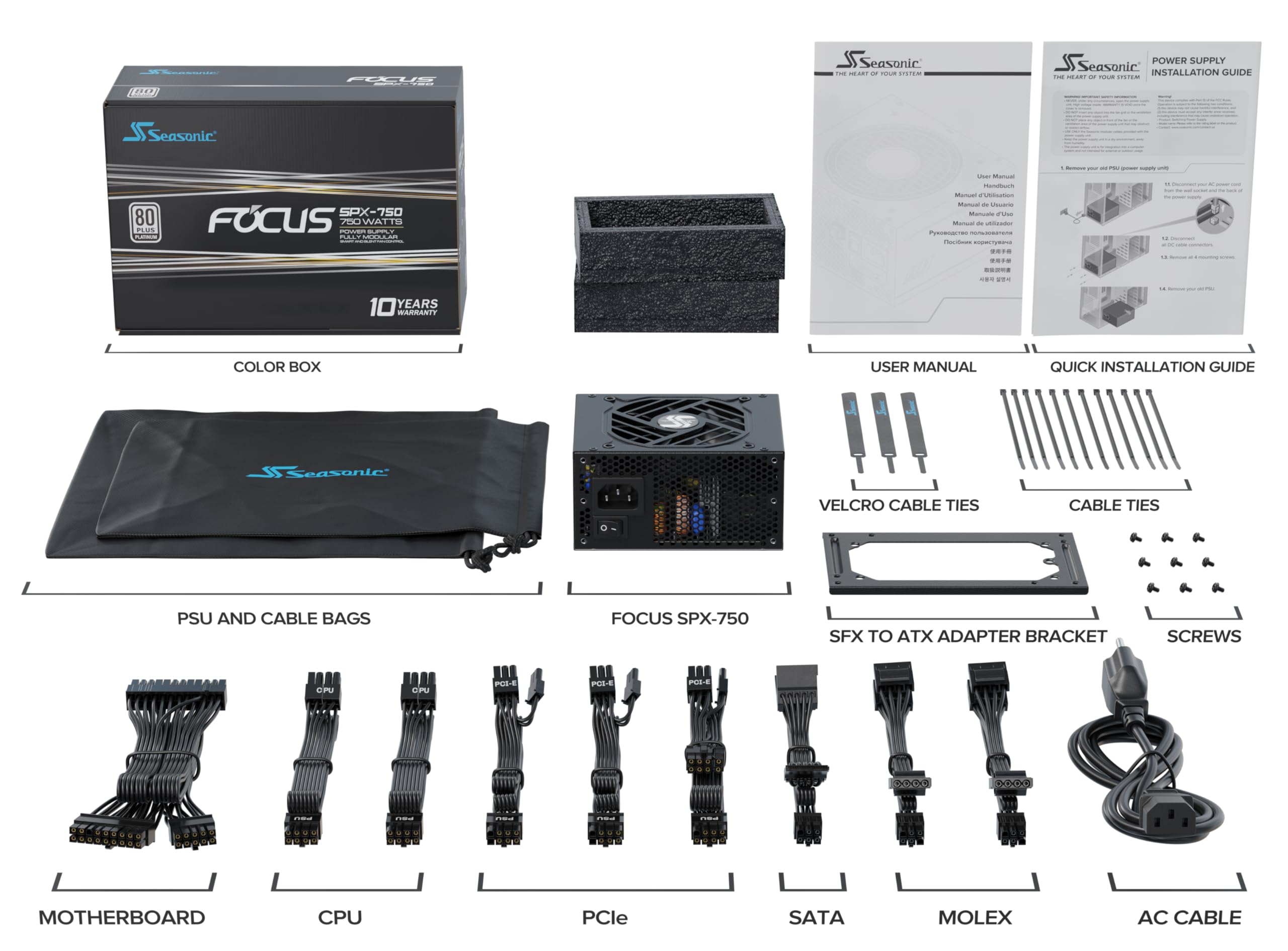 Seasonic FOCUS SPX-750 750W ATX23.1