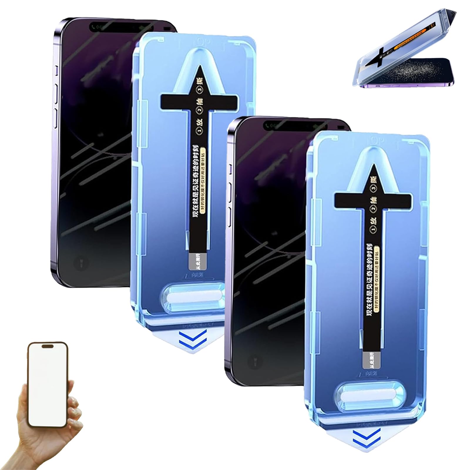 Invisible Artifact Film HD Screen Protector For IPhone 16 Pro – Dust-Free, Tempered Glass