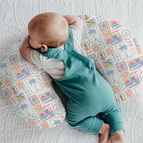 Miniatura 2 de Coloridas fundas de almohada de lactancia para bebé, diseño de retazos de playa, fundas de almohada de lactancia para niñas, fundas elásticas suaves