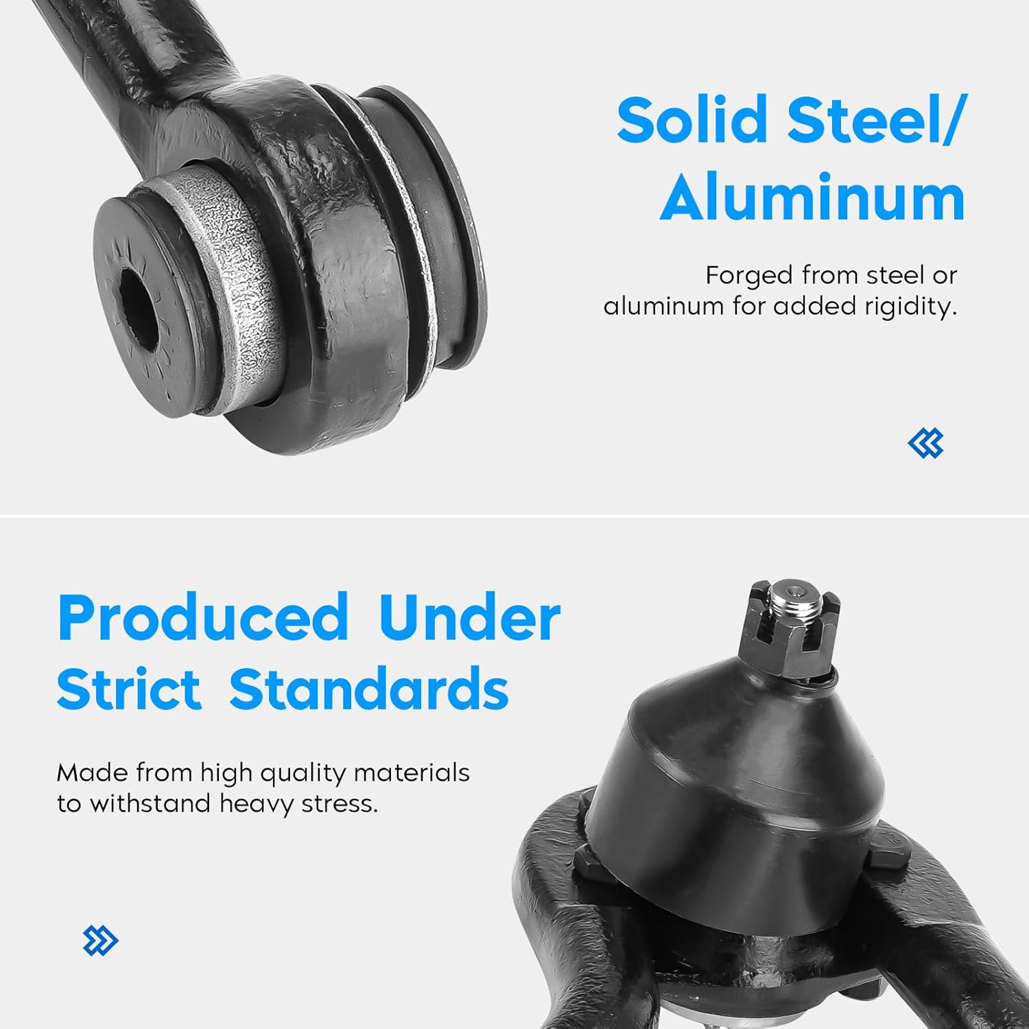 Front Upper Control Arm w/Ball Joint for 1999-2000 Cadillac Escalade, 1995-1999 Chevy Tahoe & GMC Yukon, 1995 K2500 Suburban, 2000 Tahoe & Yukon 5.7L, 4WD, Suspension Kit K620719 K620720 K6477 K80631