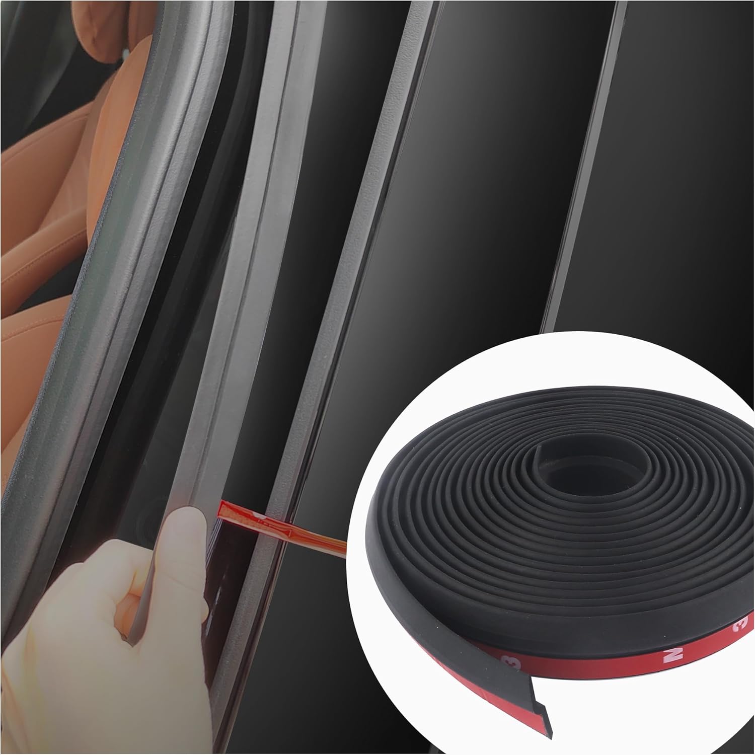 13Ft Automotive Weather Stripping,Super Flexible ZShaped