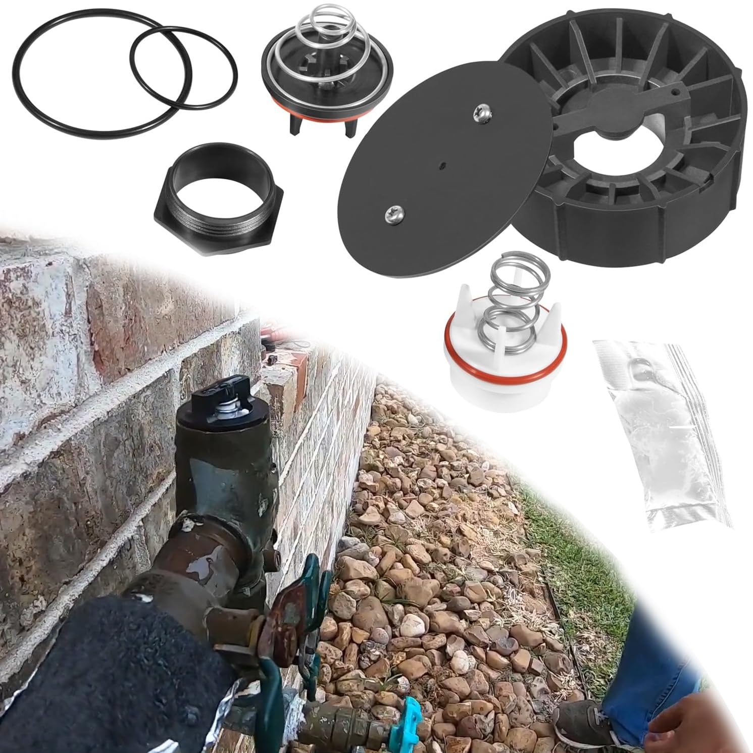 Remplacement pour disjoncteur Watts 800M4 kit de rechange 1"