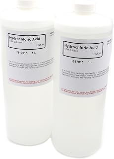 Hydrochloric Acid Solution, 1.0M, 1L, Case of 2 - The Curated Chemical Collection