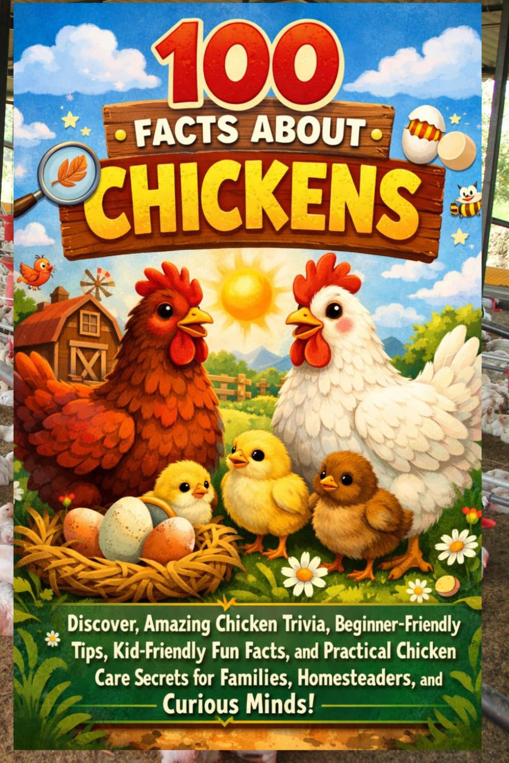 100 Facts About Chickens: The Fun, Surprising & Essential Guide to Backyard Chickens, Chicken Breeds, and Raising Happy Hens: Discover Amazing Chicken Trivia, Beginner-Friendly Tips, Kid-Friendly Fun