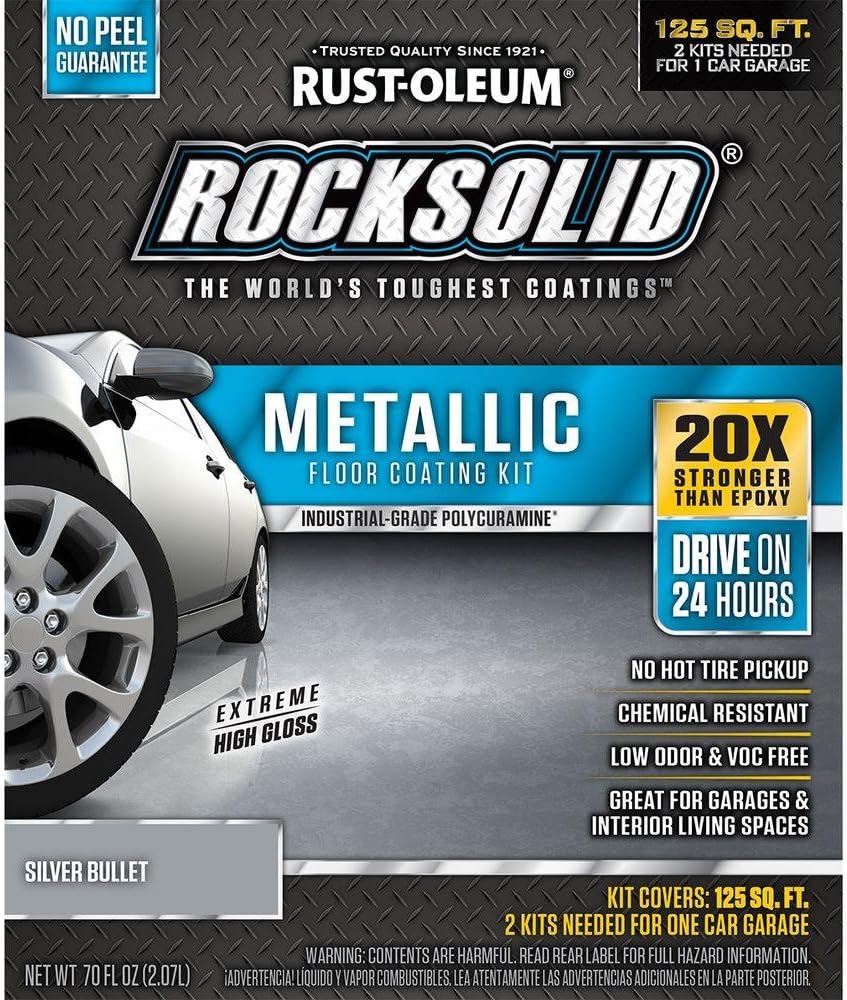 - 286983 Metallic Floor Coating Kit-Silver Bullet