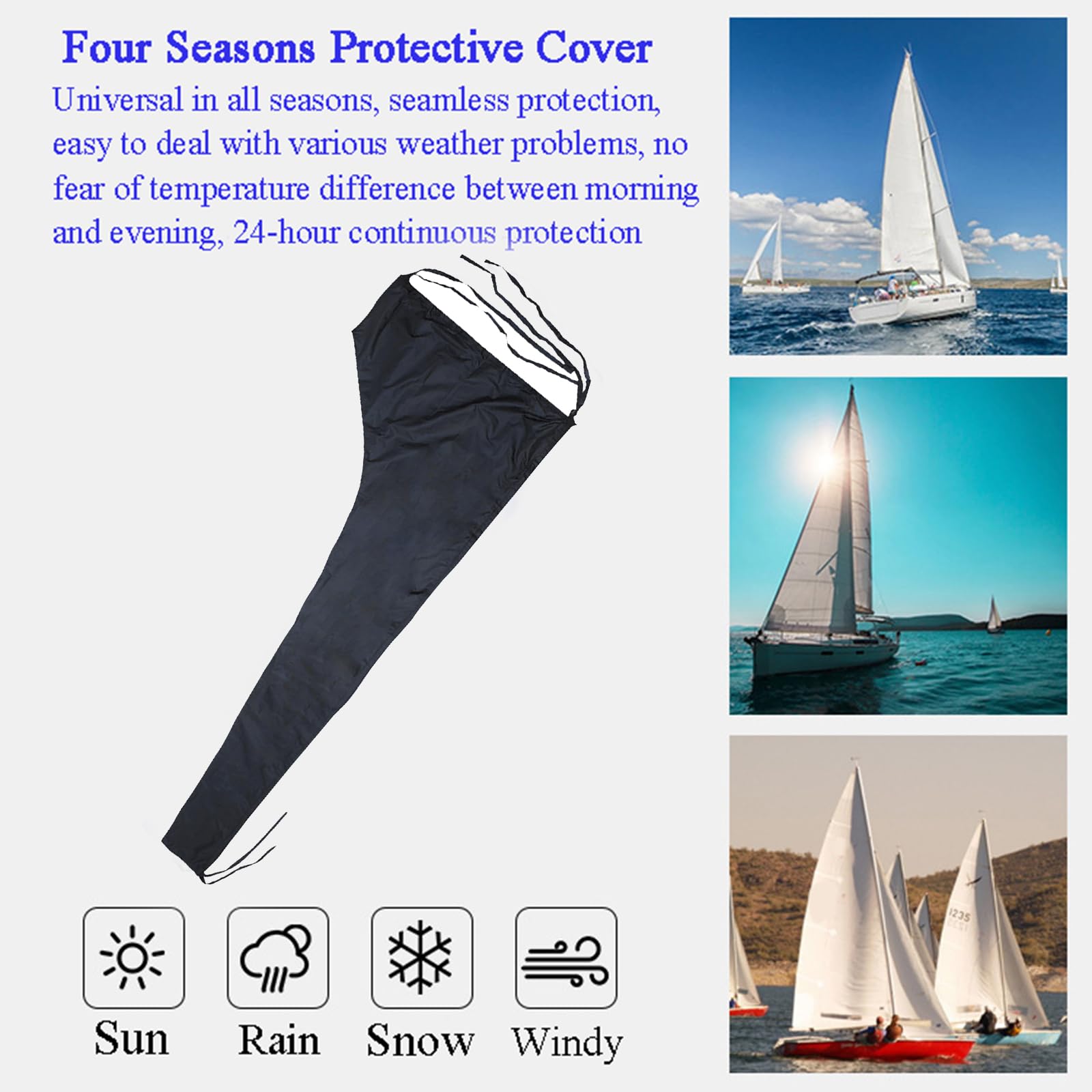 Wasserdichte Schlauchboot-Abdeckung 210D Oxford - Sonnenschutz Für Pool & Meer