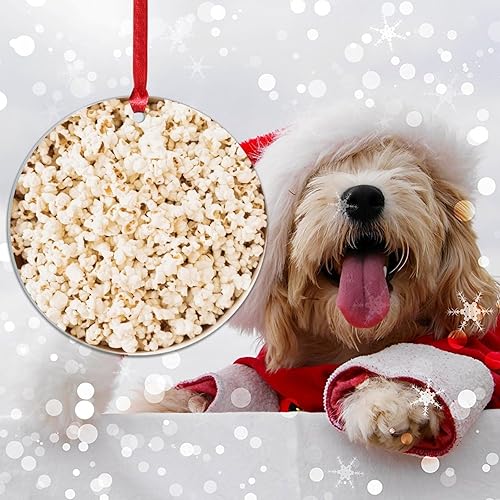 Miniatura 22 de Adorno de Navidad mexicano de tortilla de maíz acrílico adornos para decoraciones de Navidad, divertidos y deliciosos adornos de decoración de árbol