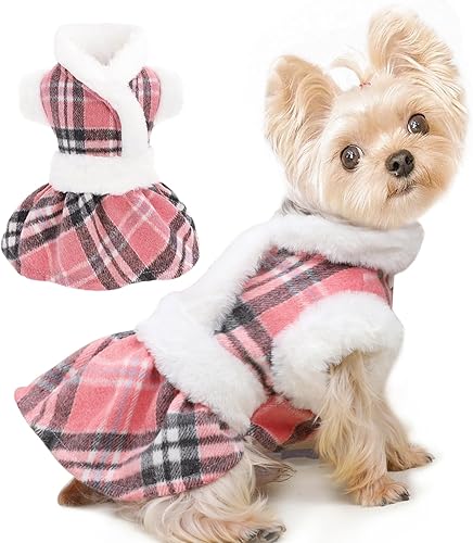 Miniatura 8 de Vestido de Navidad para perro, ropa de invierno para perros pequeños, suéteres para perros, vestidos de otoño para perro, ropa para Chihuahua,