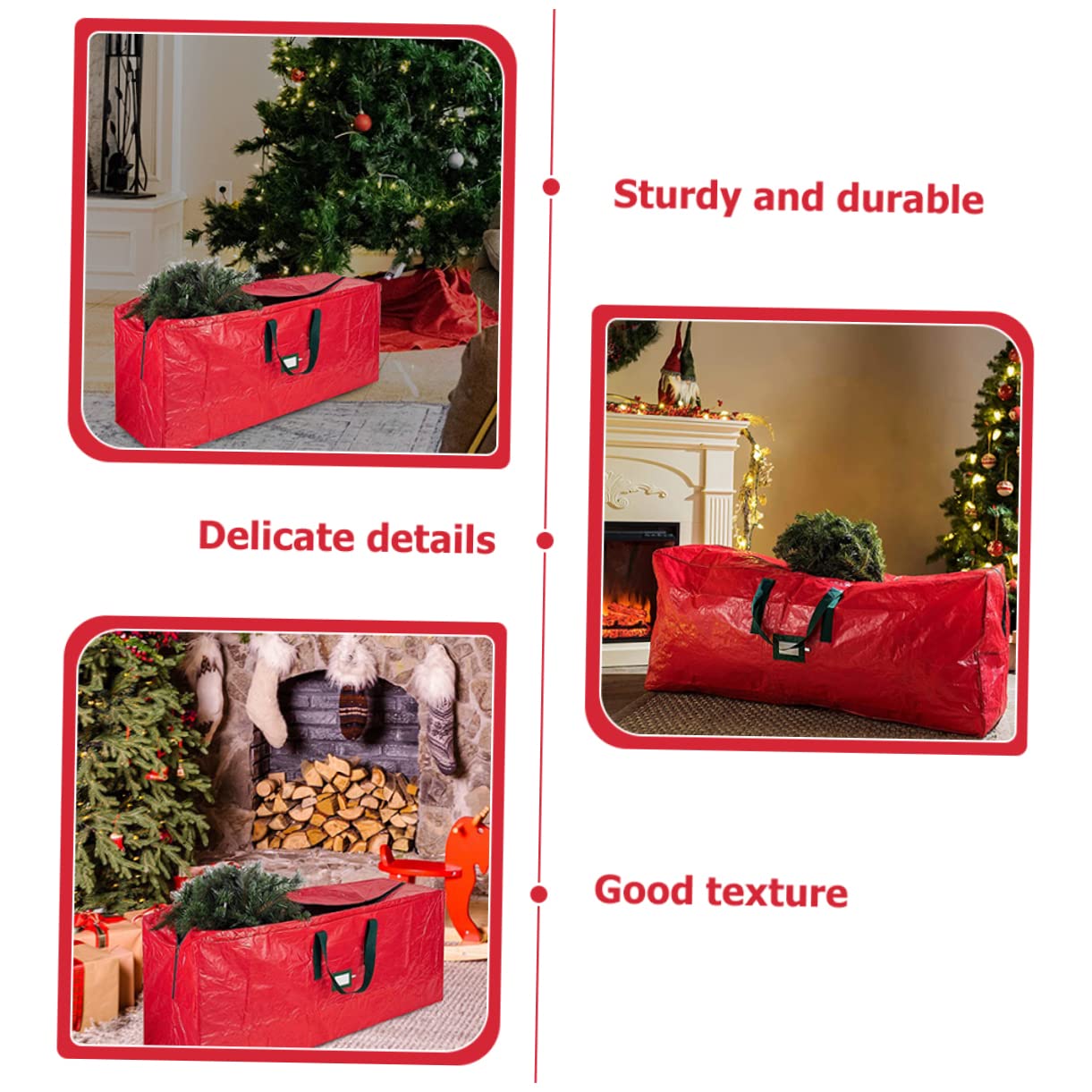 Homoyoyo Bolsa Para Árbol De Navidad De Gran Contenedor Organizador Con Cremallera Para Guardar Árboles De Navidad Bolsa De Obsequio Para Almacenamiento Invierno