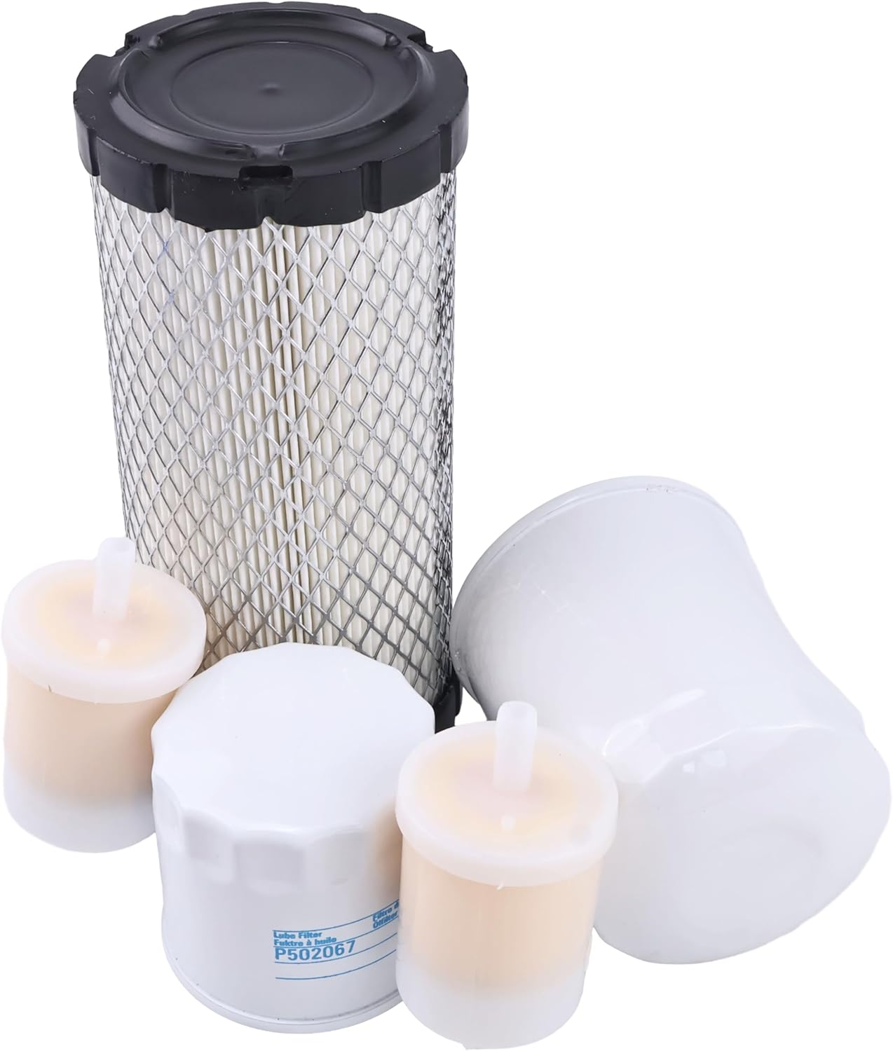 Maintenance Filter Kit HH150-32430 HHK20-36990 12581-43012 K1211-82320 Compatible With Kubota ZD21 ZD18 Zero Turn Mower BX SERIES BX2370 Tractor D902-E2-BX-2 Engine