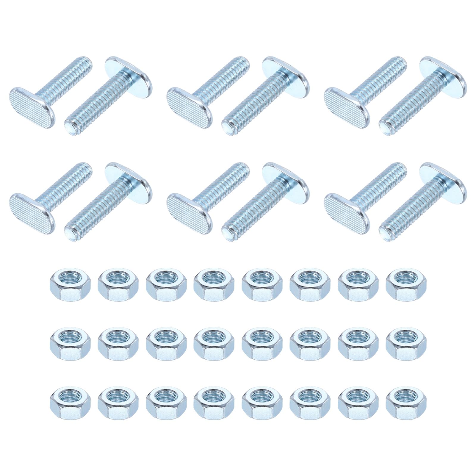 PATIKIL 1/4"-20 x 1" T Track Bolts