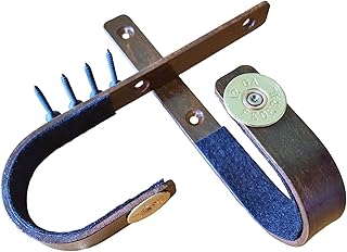 12 Gauge (Rustic Finish) Gun Racks Rifle Hangers Shotgun Lever Action Musket Muzzleloader Horizontal Wall Mount Hooks - Verdict Brackets - Generic