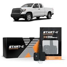 Start-X Remote Starter Kit + 2000ft 1 Way Range Extender for Toyota Tundra 2018, 2019, 2020, 2021 Trucks with Key Ignition