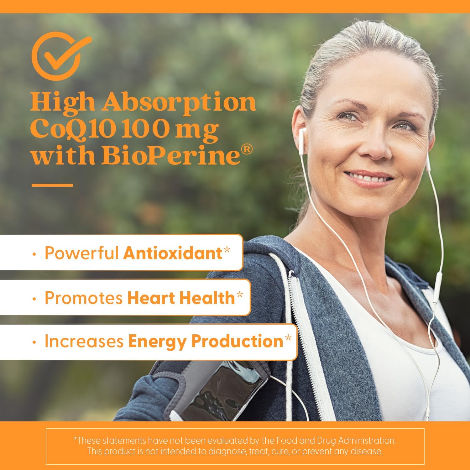 Doctor's Best High Absorption CoQ10 with BioPerine Supplement - Coenzyme Q10 Caps for Heart Health & Antioxidant Support, Naturally Fermented CoQ10 - 360 Veg Capsules